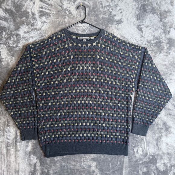 Saks Fifth Avenue Knit Sweater Men's Size X-Large Crewneck Long Sleeve Pullover - Picture 1 of 7